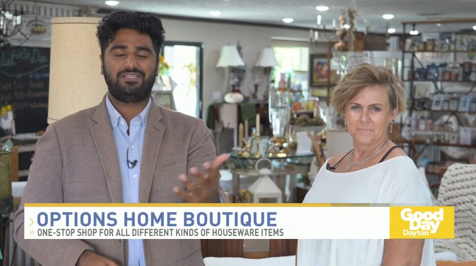 Lezlie Burks founder of options a home boutique featured on Good Day Dayton